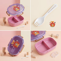Thumbnail for Window Design Portable Lunch Box with Spoon & Fork