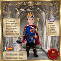 Kids Honourable Royal Knight Prince Costume