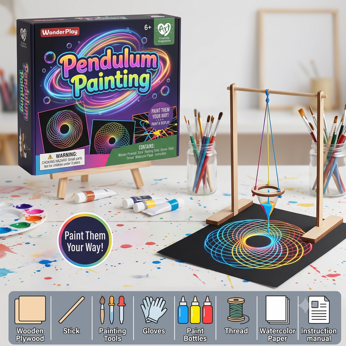 WonderPlay Art Pendulum Painting Kit – Creativity & Imagination
