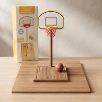 Thumbnail for Mini Indoor Desktop Wooden Basketball Hoop Wooden Set