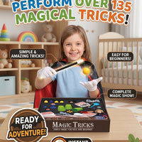 135 Plus Tricks Magic Tricks Set Kids And Beginners