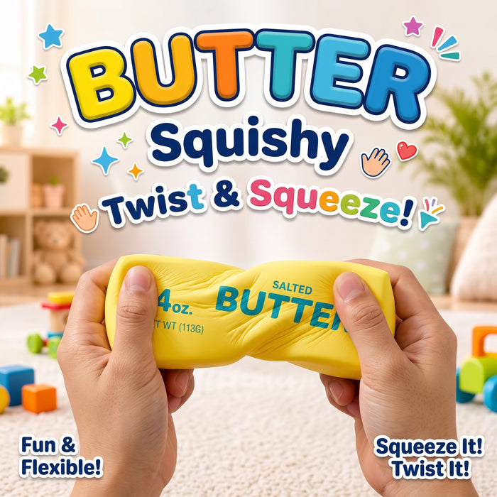 Salted Butter Stick Squishy Sensory Toy