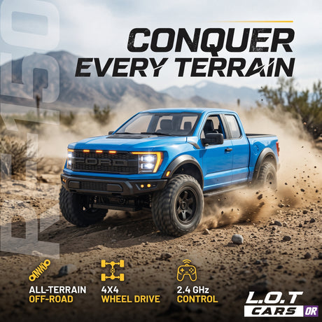 Hobby Grade Remote Control 4x4 Off-Road Pickup Truck
