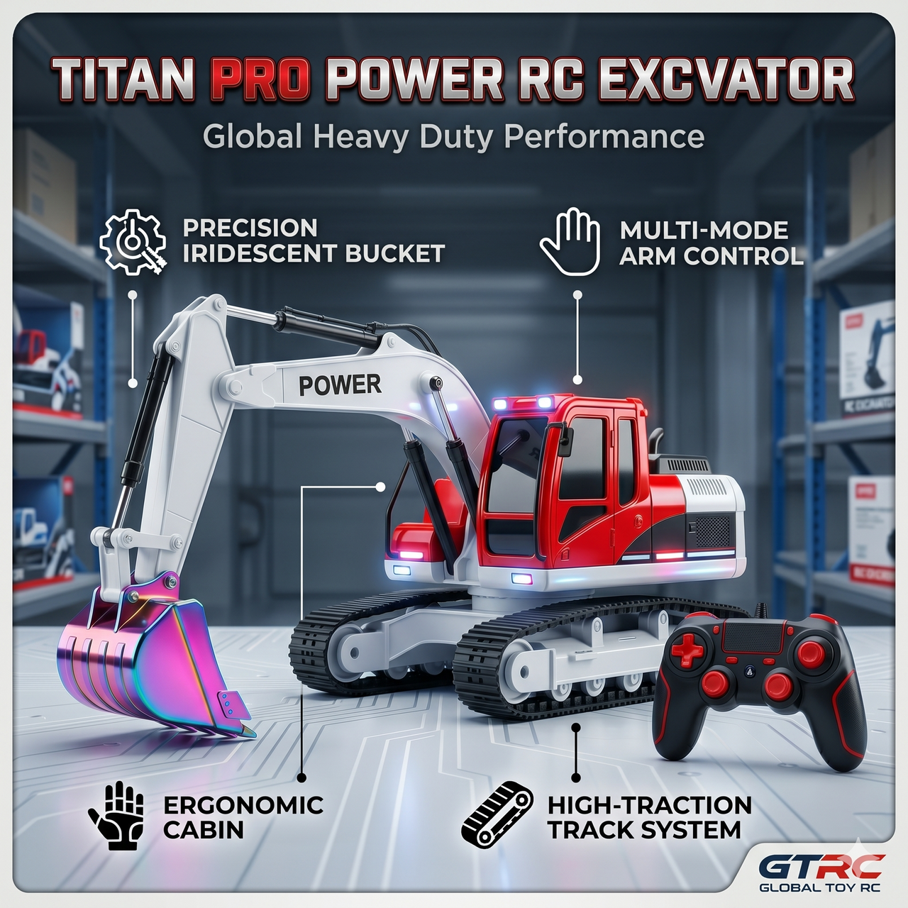 Remote Control Oraco Power Excavator