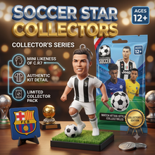 3 Pcs Soccer Star Collectors  CR7 Mini Figure Keychain