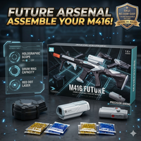 Thumbnail for M416 Automatic And Manual Future Gel Ball Shooter Gun