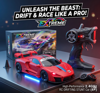 Thumbnail for Racing P1 RC Car with Steering Wheel Controller & LED Lights