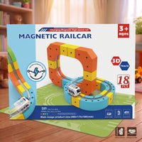 Thumbnail for DIY 3D Magnetic High-Speed Rail Track Set (18 PCS)