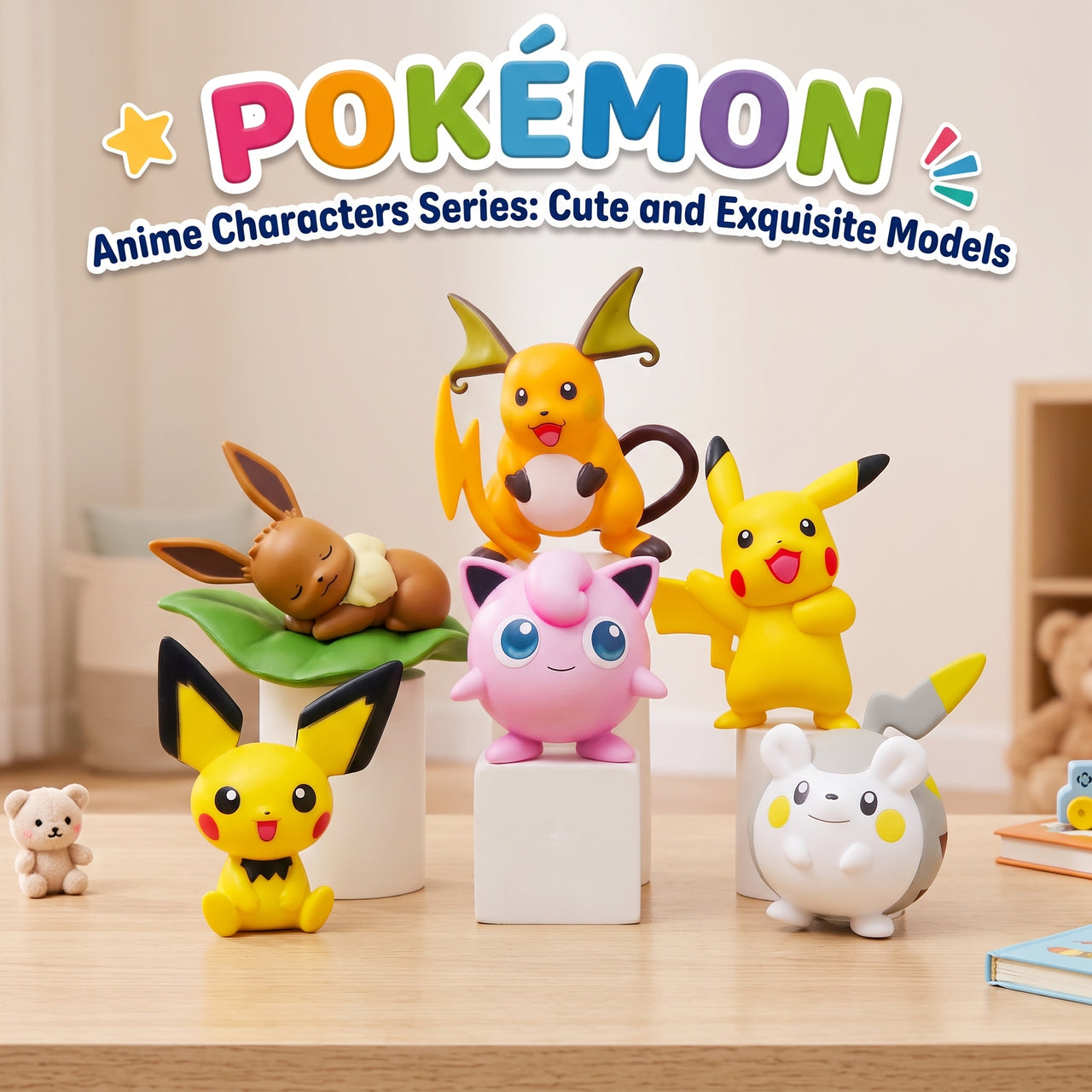 Pokémon Anime Characters Series Figure Set Pack of 6