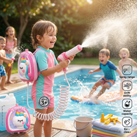 Thumbnail for High-Pressure Unicorn Water Gun Backpack Set