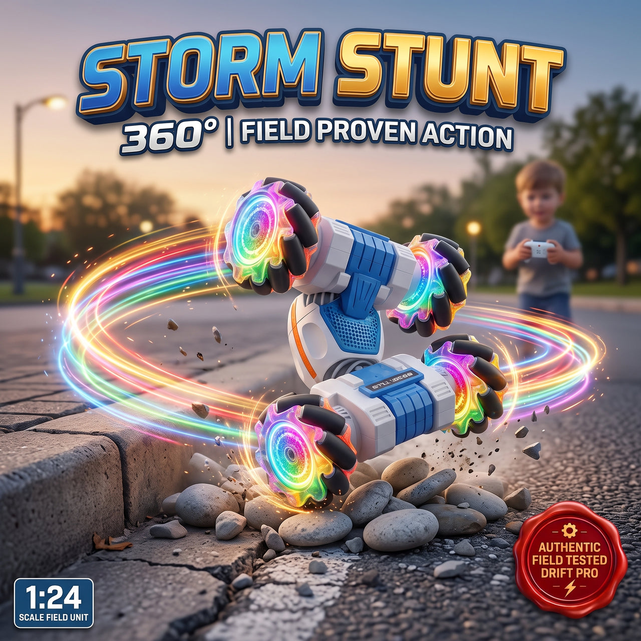 360 Rotate Remote Control Storm Stunt Car With Hand Gesture