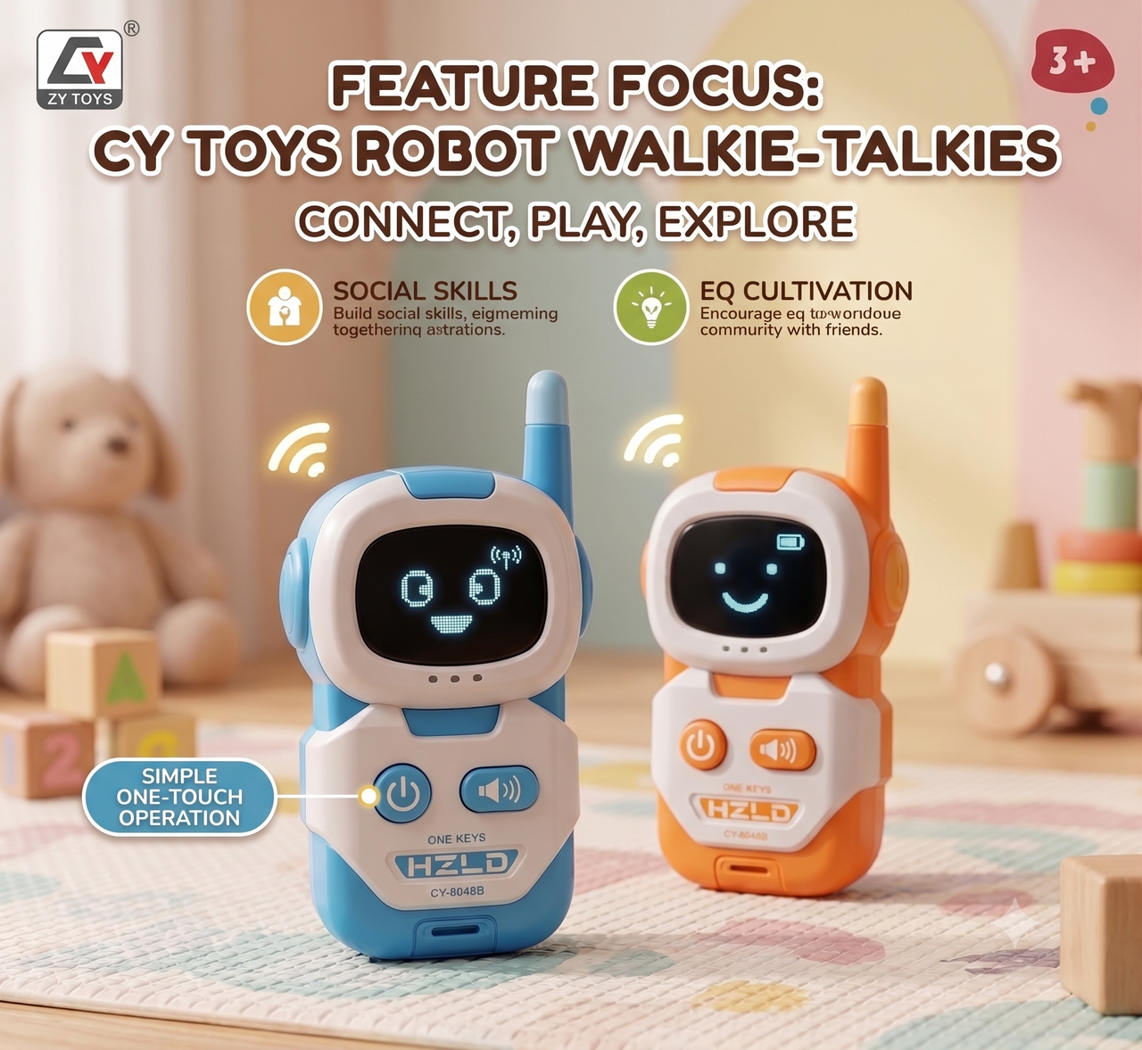 Children's Fun Walkie-Talkie Robot Toy
