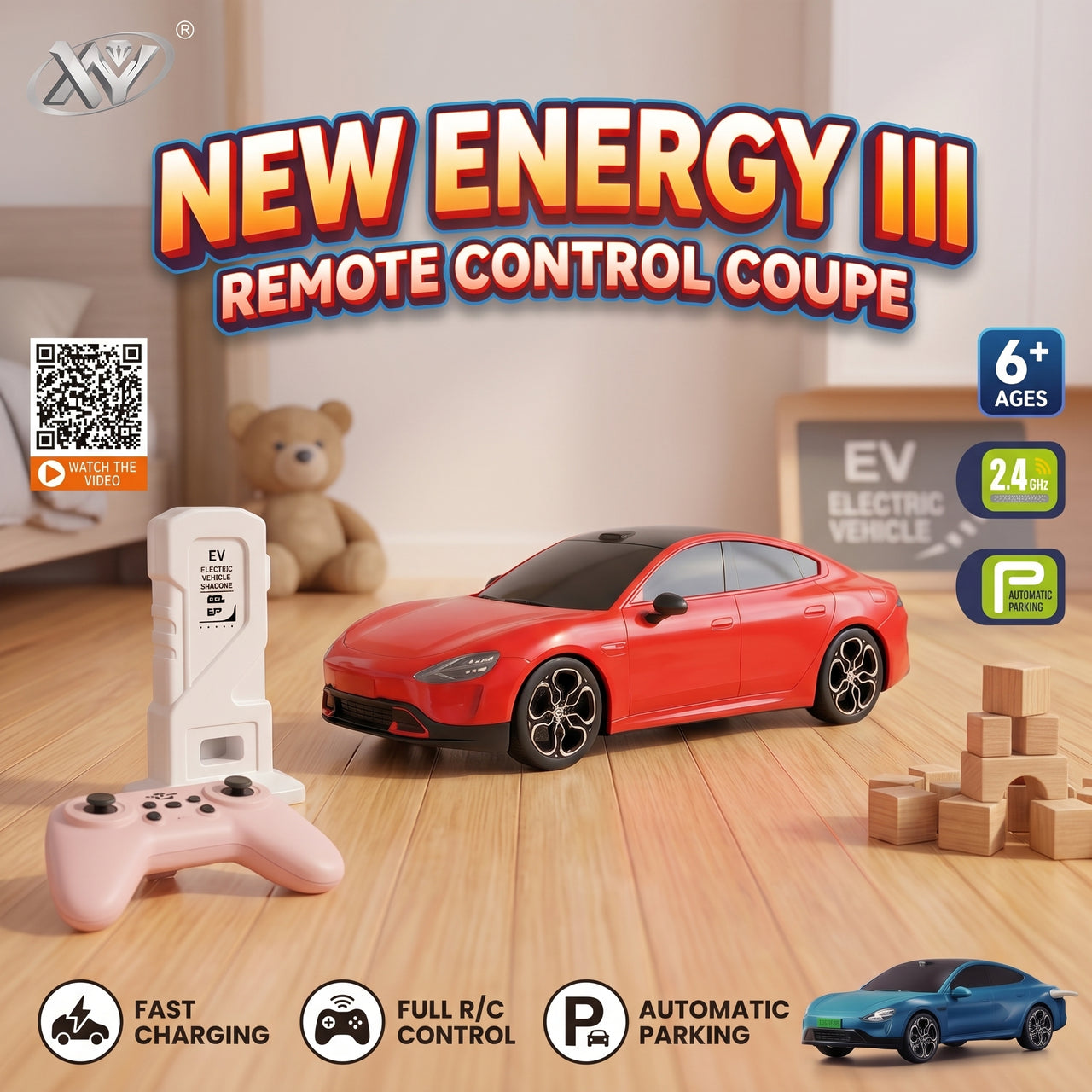 Remote Control New Energy Coupe Car 2.4GHz
