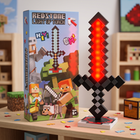 Thumbnail for Minecraft Pixel Sword LED Lamp with Stand