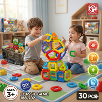 Thumbnail for 30Pcs DIY 3D Construction Magic Snap-Tastic Building Block Game