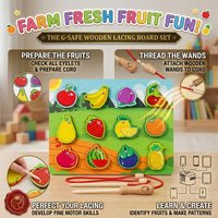 Thumbnail for Wooden Magnetic Fruit Fishing Game Board