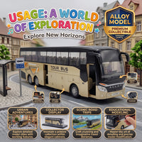 Thumbnail for Diecast Tour Bus With Opening Doors