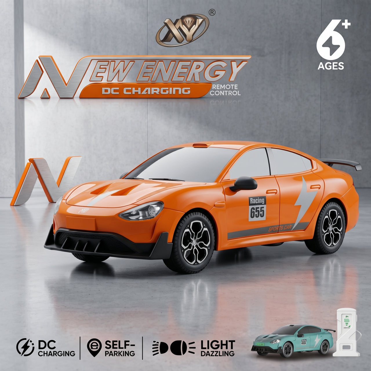 Remote Control New DC Energy Racing Car