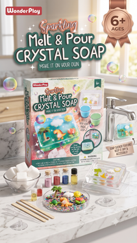 Thumbnail for WonderPlay Sparkling Melt & Pour Crystal Soap – Dinosaur Edition