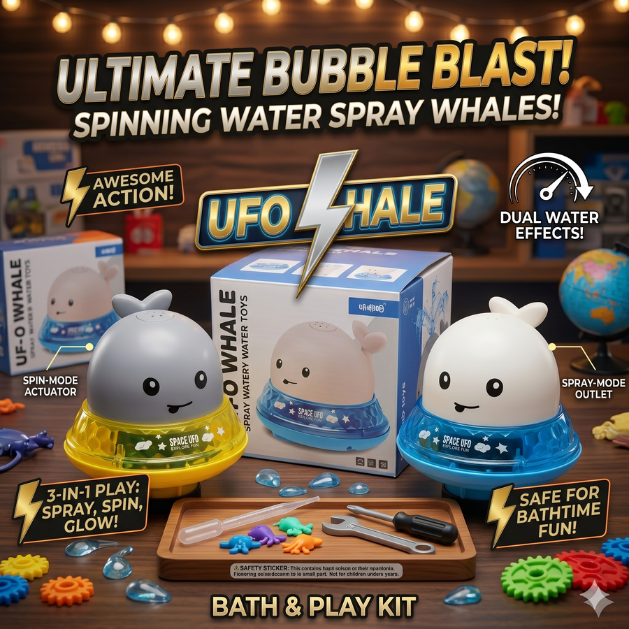Multifunctional Bath Whale Toy