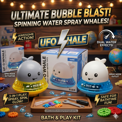 Multifunctional Bath Whale Toy