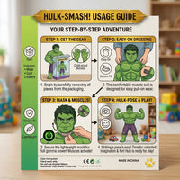 Thumbnail for Kids Superhero Incredible Hulk Costume