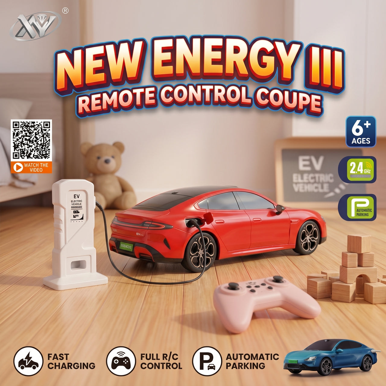 Remote Control New Energy Coupe Car 2.4GHz