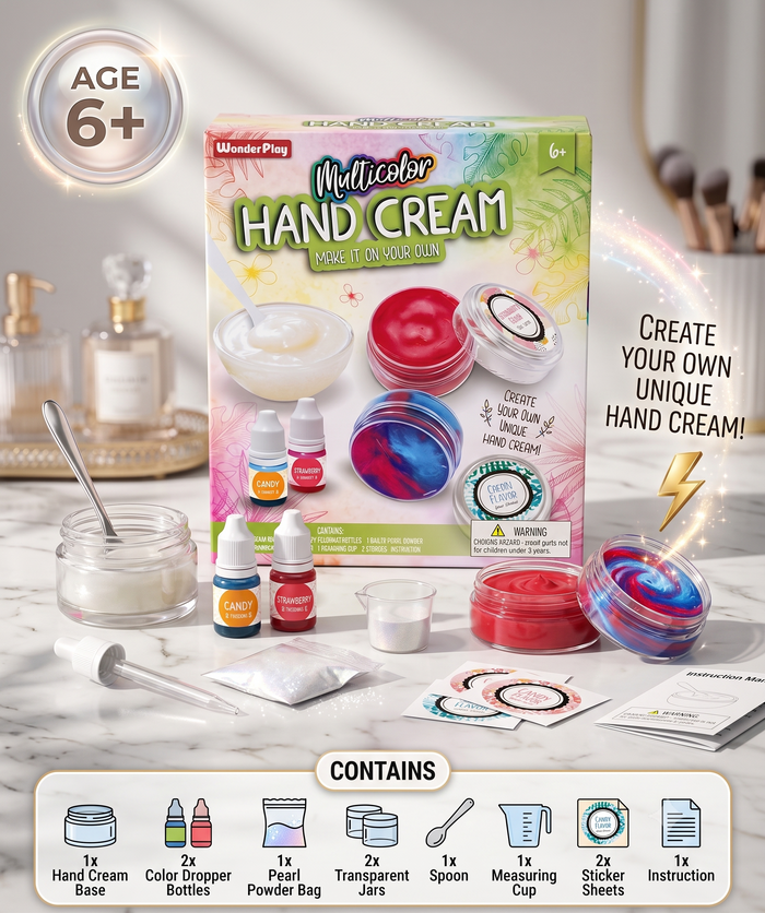 WonderPlay Multicolor Hand Cream – Make It On Your Own Kit