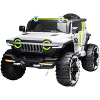 Thumbnail for Big Electric Ride On Jeep Eva Tyre For Boys And Girls