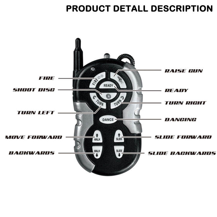 Remote Control Robot Disc Launcher