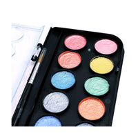 Thumbnail for Mont Marte Metallic Watercolour Set 17 Pcs
