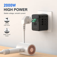 Thumbnail for Universal Travel Adapter With USB 2x USB A And 2x USB C