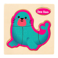 Thumbnail for Animal Shape Puzzle Toy-Sea Lion