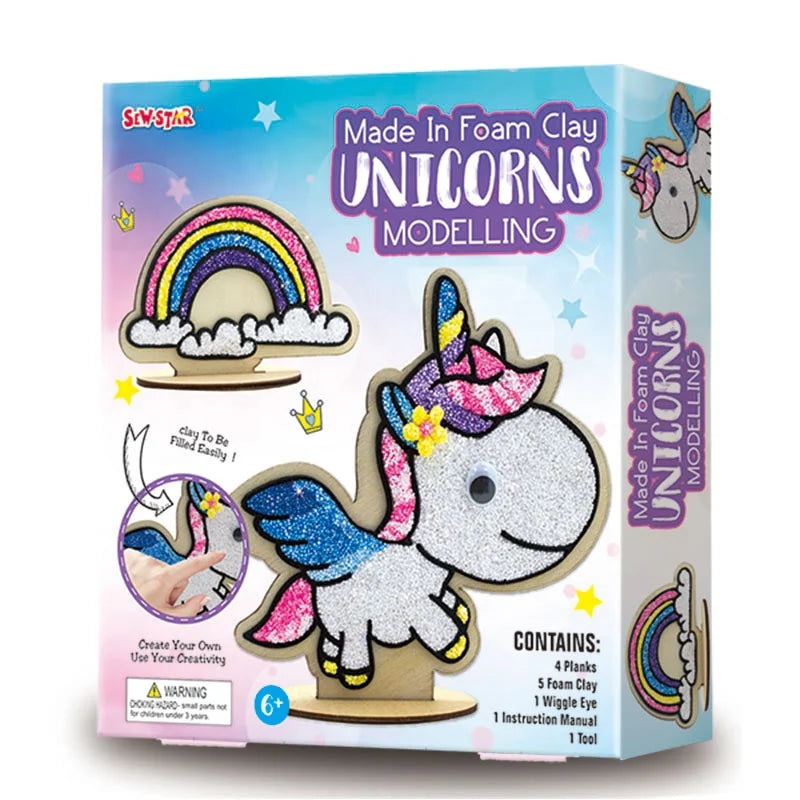 Foam Clay-Unicorn Kit arts