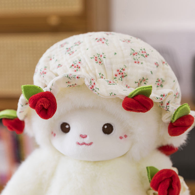 Fluffy Rose Bouquet Bear Plush Toy