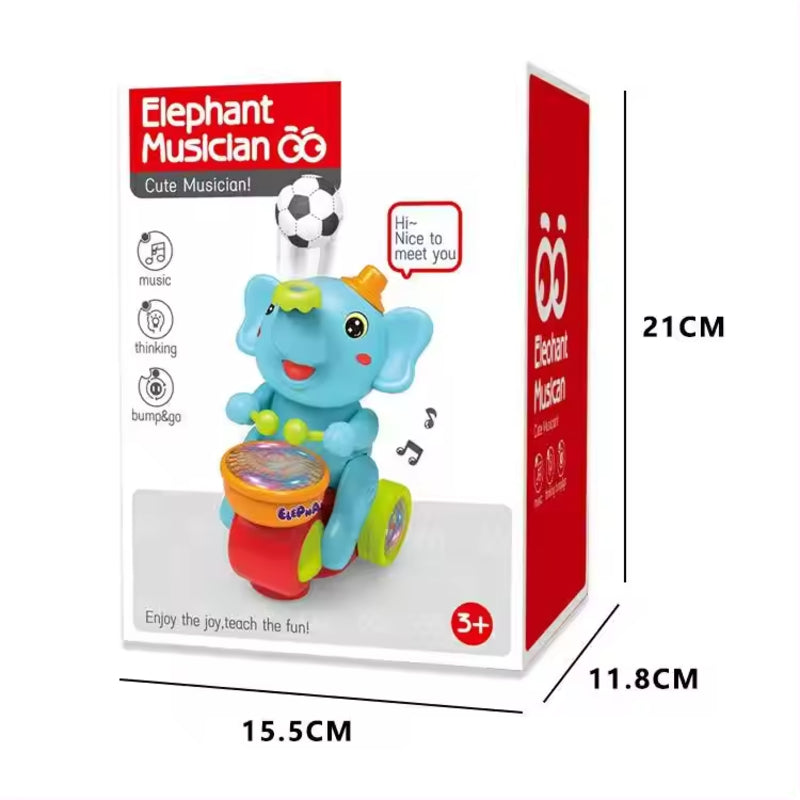 Battery-Operated Musical Elephant