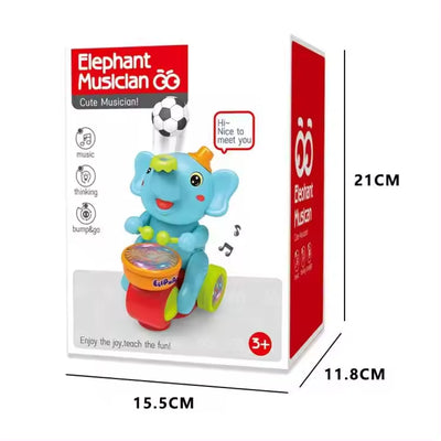 Battery-Operated Musical Elephant