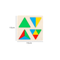 Thumbnail for Montessori Squares and Circles Wooden Toys