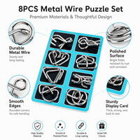 Thumbnail for Metal Wire Magic Puzzle Set