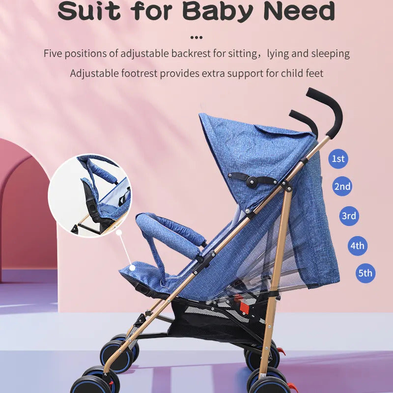 Baby Pram Carriage Pushchair Stroller