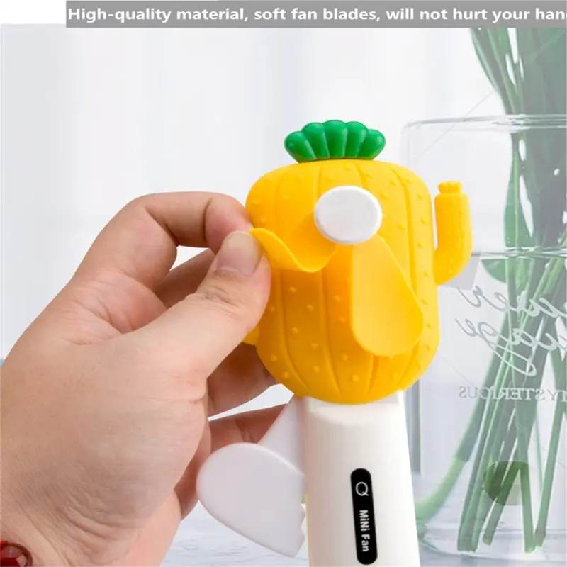 cactus hand press portable fan