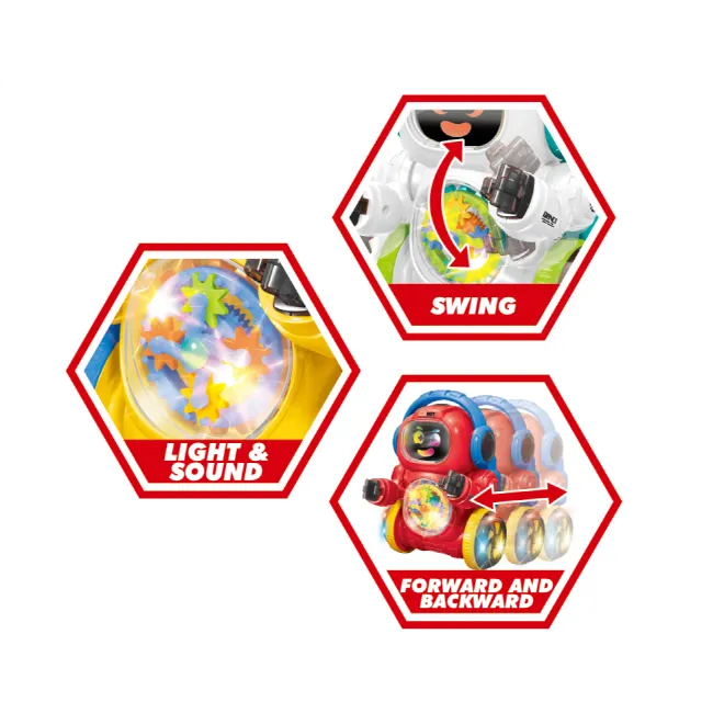 Remote Control Wireless Robot With Light and Sound