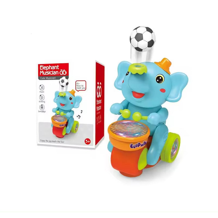 Battery-Operated Musical Elephant