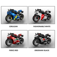 Thumbnail for 1:14 Scale Diecast Pull Back Motorcycle