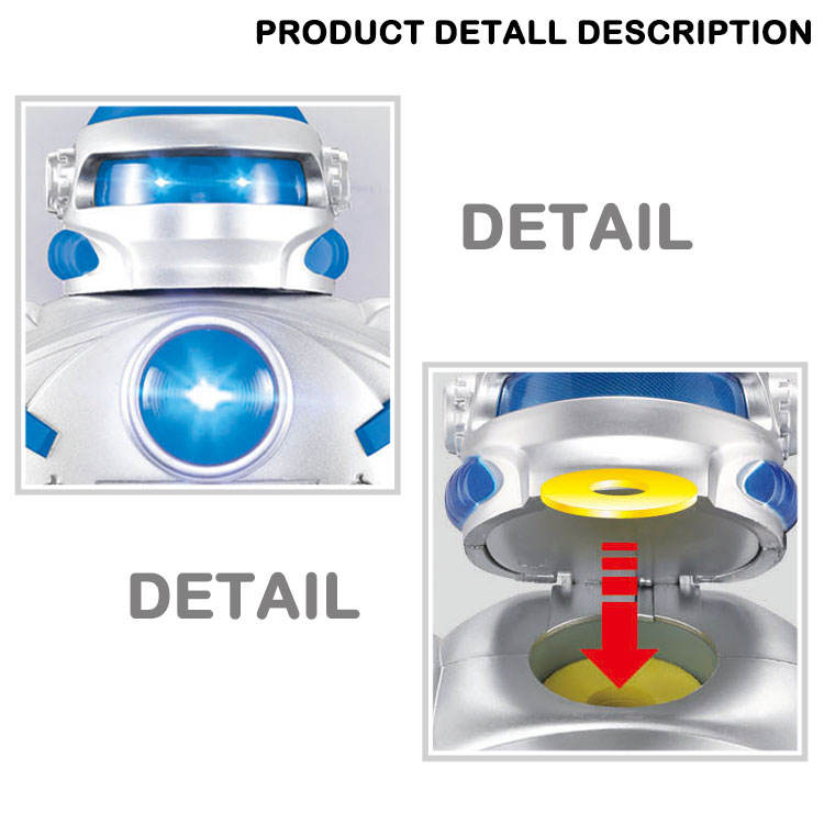 Remote Control Robot Disc Launcher