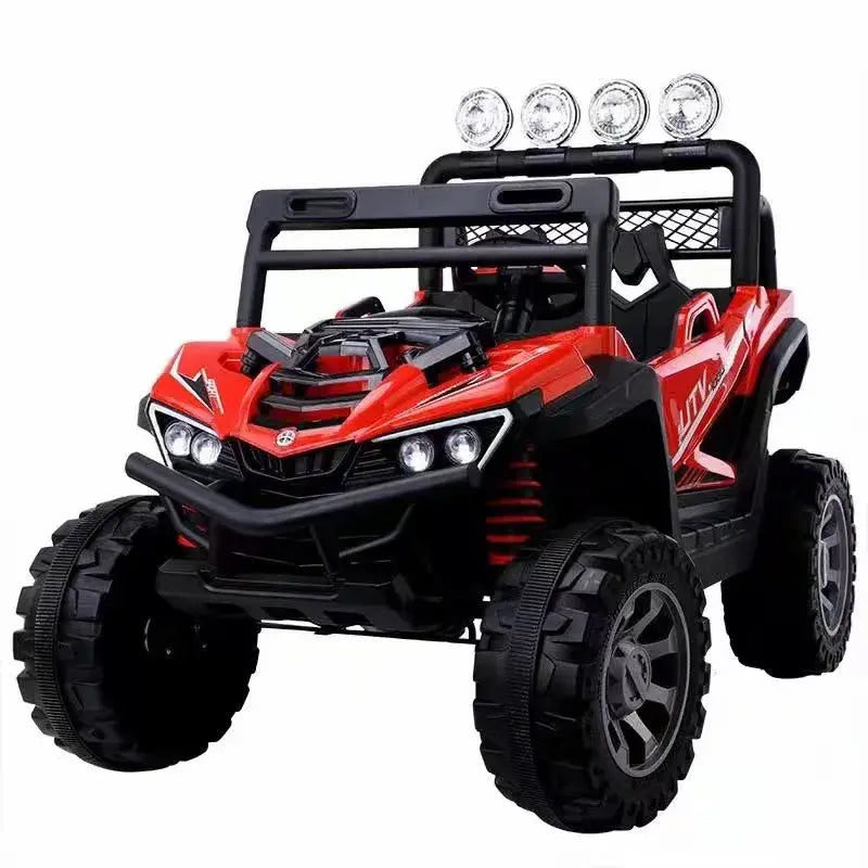 Double the Fun with our Electric Jeep: Off-Road Excitement for Two Kids