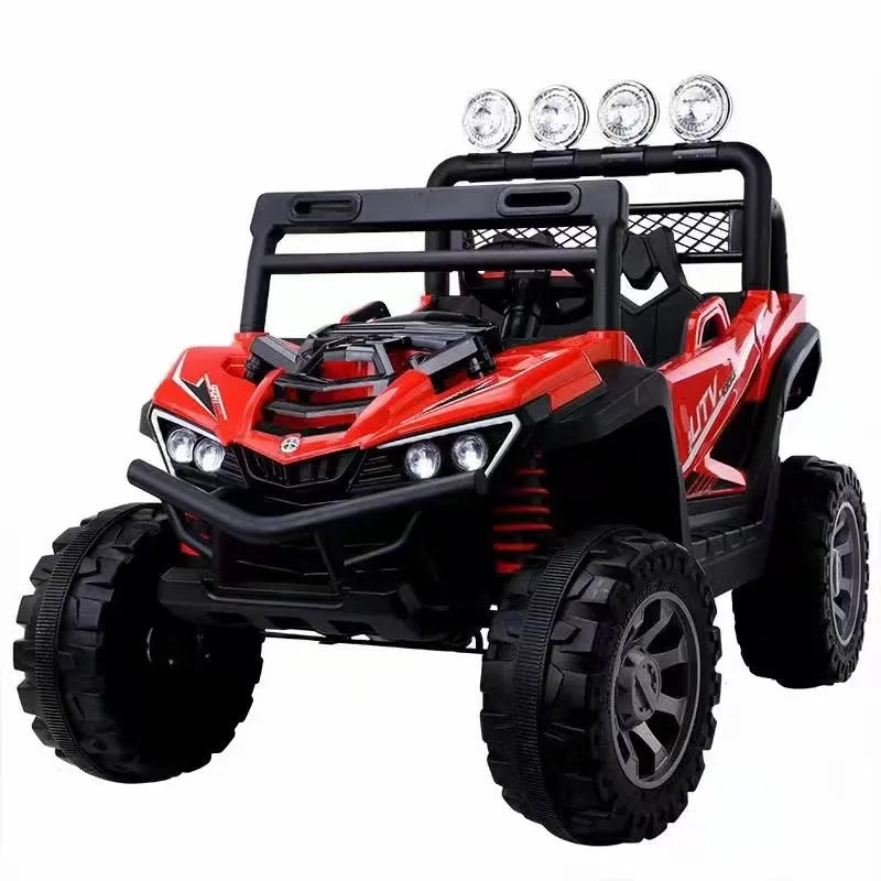 Double the Fun with our Electric Jeep: Off-Road Excitement for Two Kids