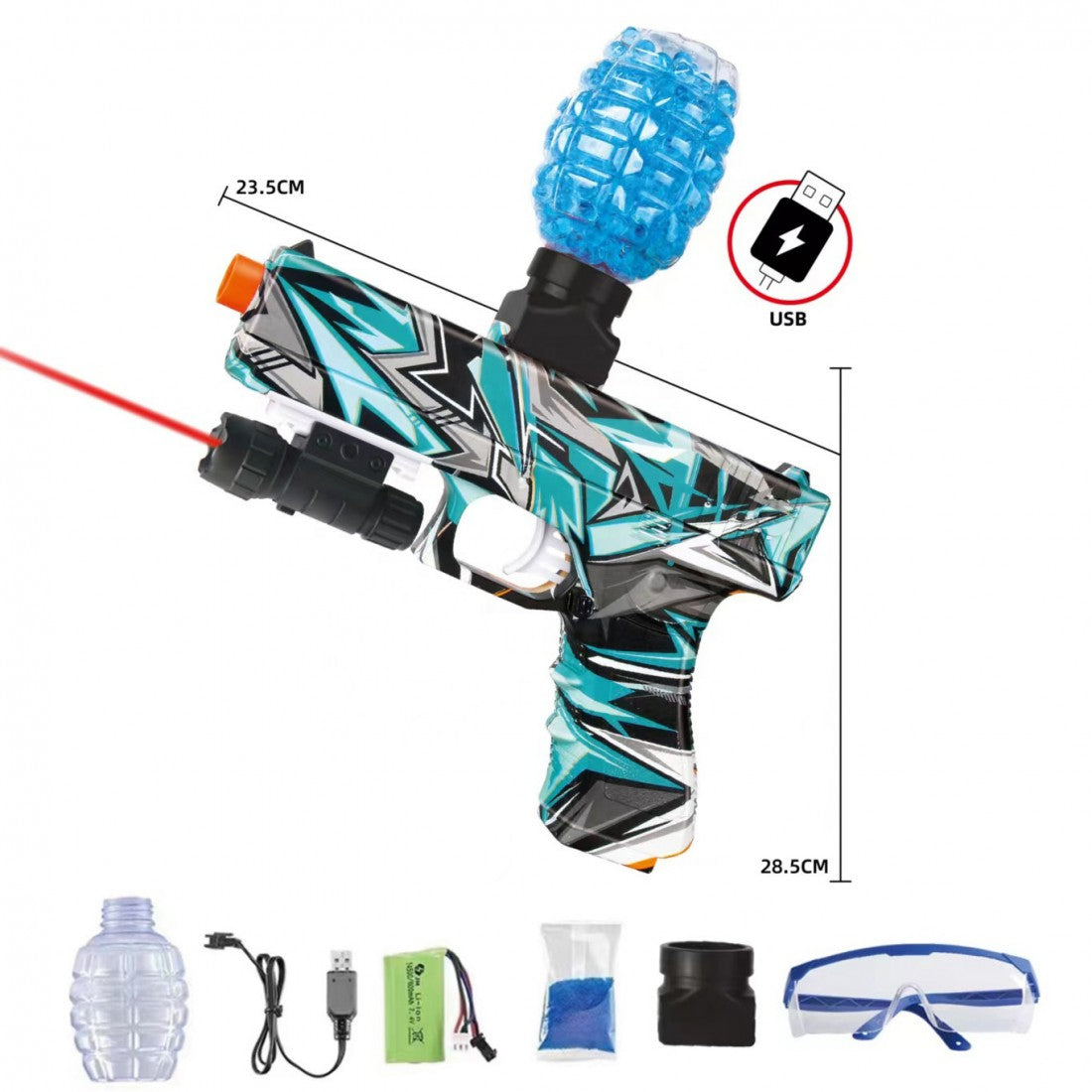 Summer Electric Glock Water Bomb Gun For Adult
