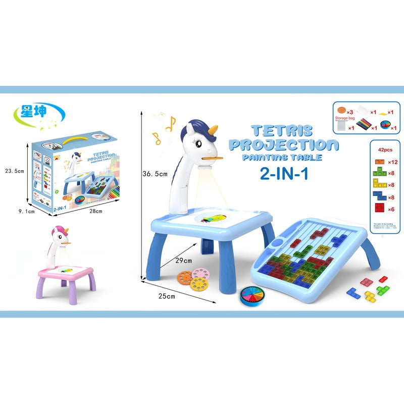 Hot Selling Tetris Projection Painting Table