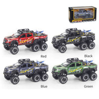 Thumbnail for 1:24 Benz X-CLASS 6x6 Diecast Pickup With Bike Toy